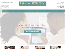 Tablet Screenshot of berkeleychiropractic.net